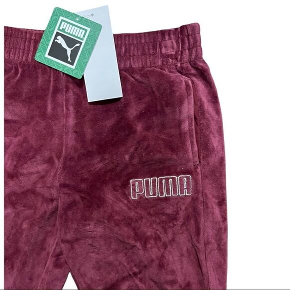 Puma Velour Sweat Pants XS/S - Picture 3 of 8